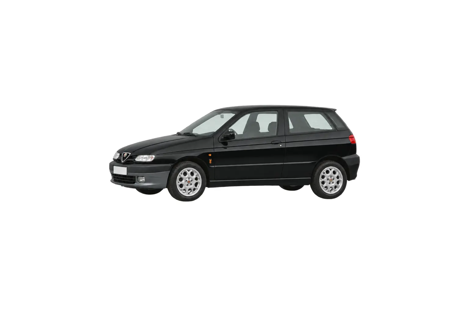 Kit vitre teintée Alfa Romeo 145, 3 portes, 1994–2002 — vue de profil