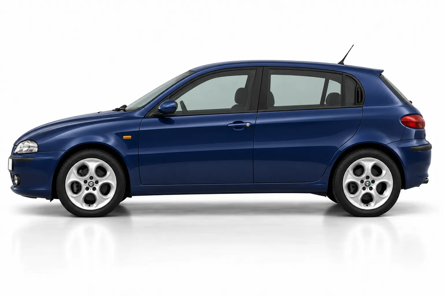 Kit vitre teintée Alfa Romeo 147 – Phase 1, 5 portes, 2000–2005 — vue de profil