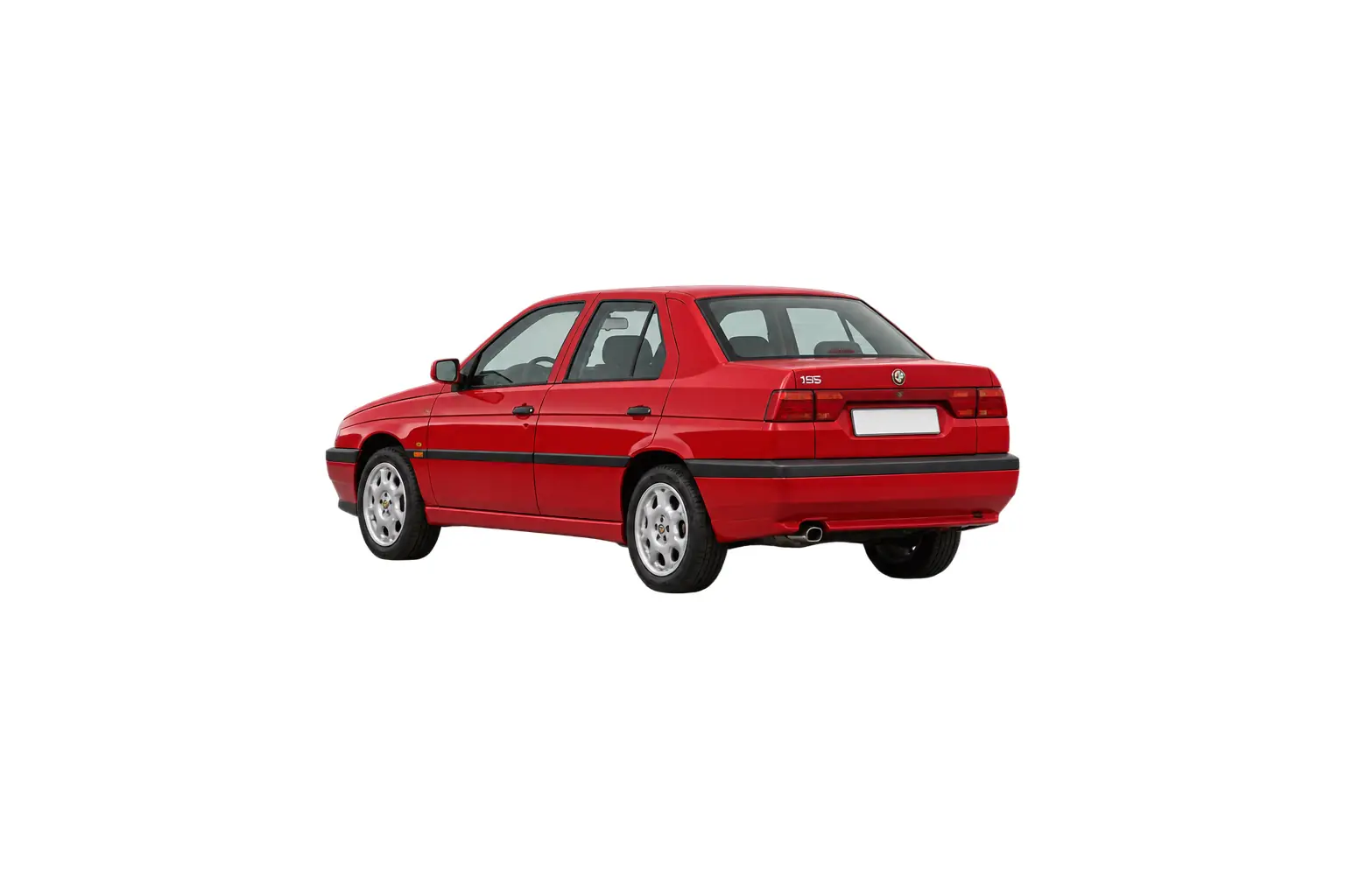 Kit vitre teintée Alfa Romeo 155 Berline, Berline 4 portes, 1992–1998 — vue trois-quarts arrière