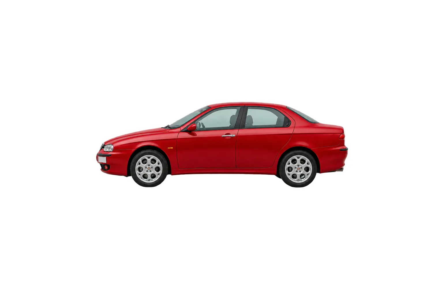 Kit vitre teintée Alfa Romeo 156 Berline, Berline 4 portes, 1997–2006 — vue de profil