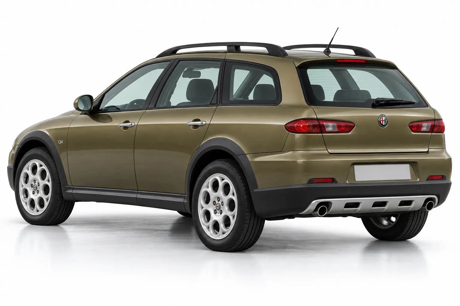 Kit vitre teintée Alfa Romeo 156 Crosswagon Q4, SUV / 4x4 5 portes, 2004–2007 — vue trois-quarts arrière