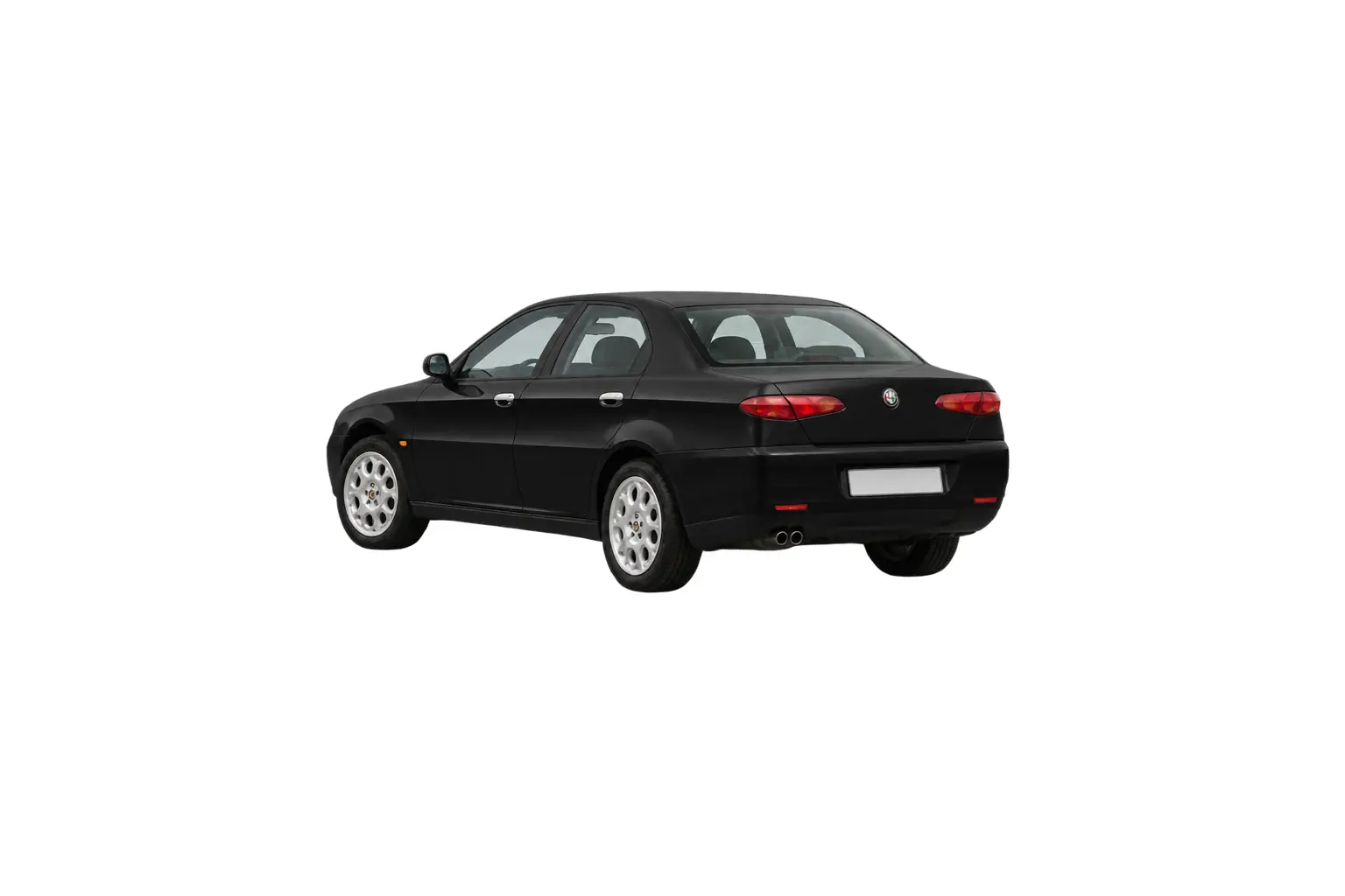 Kit vitre teintée Alfa Romeo 166 Berline, Berline 4 portes, 1998–2005 — vue trois-quarts arrière