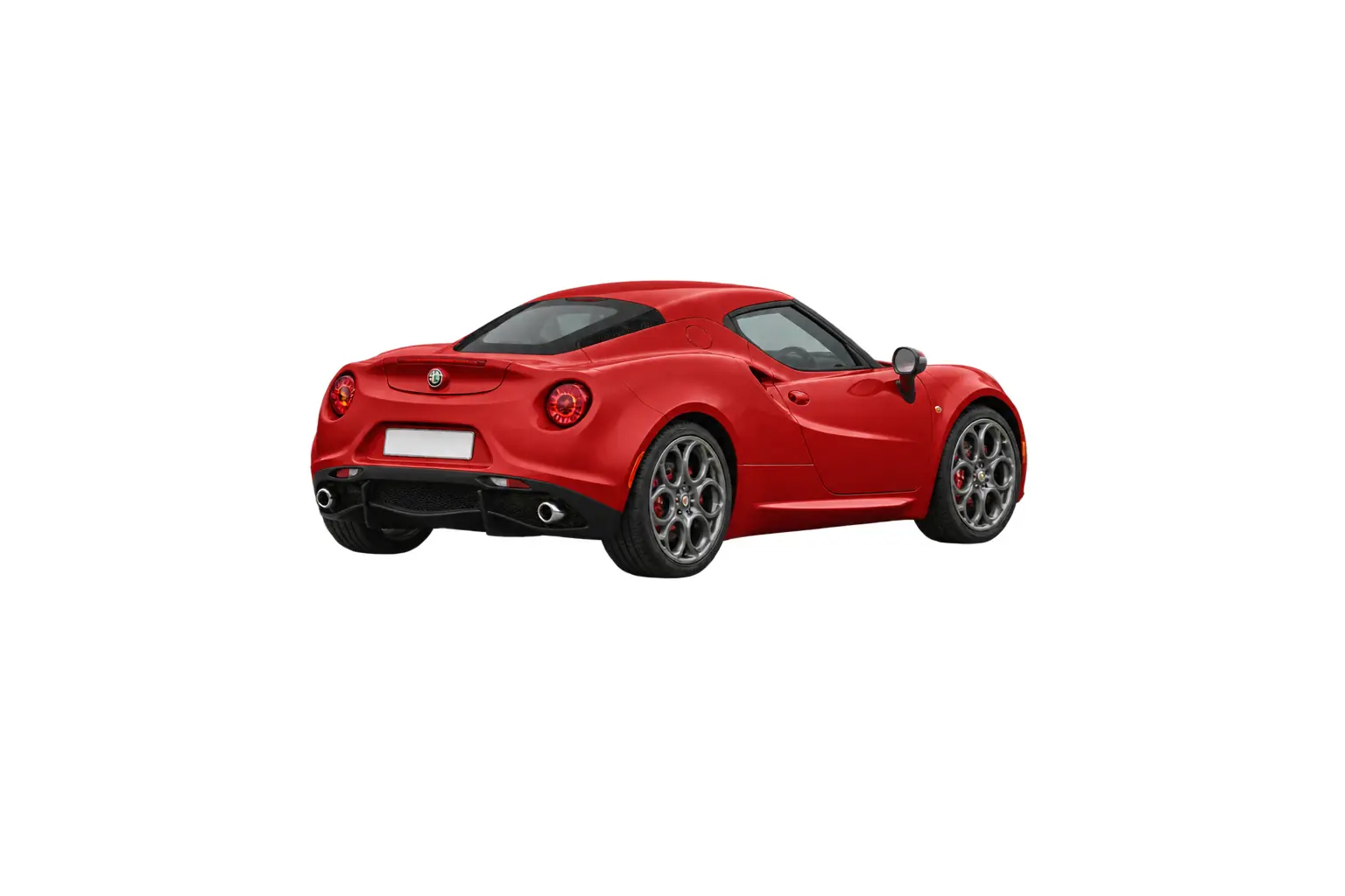 Kit vitre teintée Alfa Romeo 4C Coupé, Coupé 2 portes, 2013–2020 — vue trois-quarts arrière