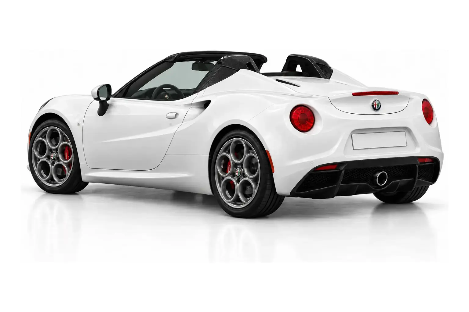 Kit vitre teintée Alfa Romeo 4C Spider, Cabriolet 2 portes, 2015–2020 — vue trois-quarts arrière