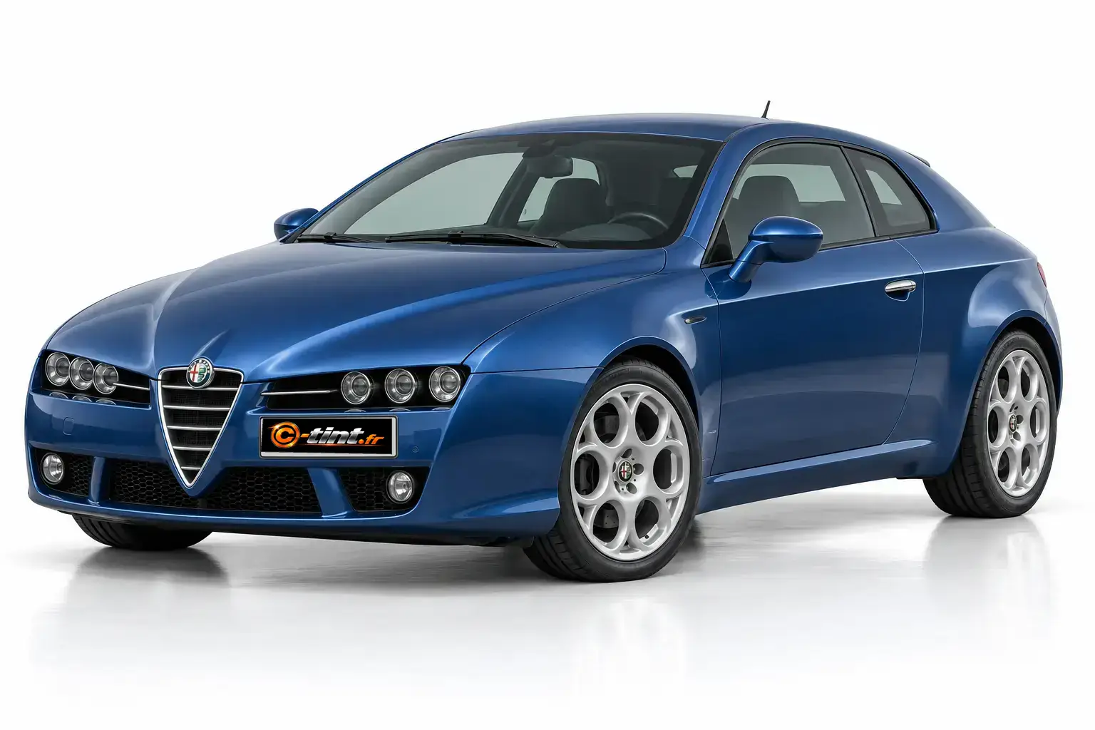 Kit vitre teintée Alfa Romeo Brera Coupé, Coupé 3 portes, 2006–2010 — vue trois-quarts avant