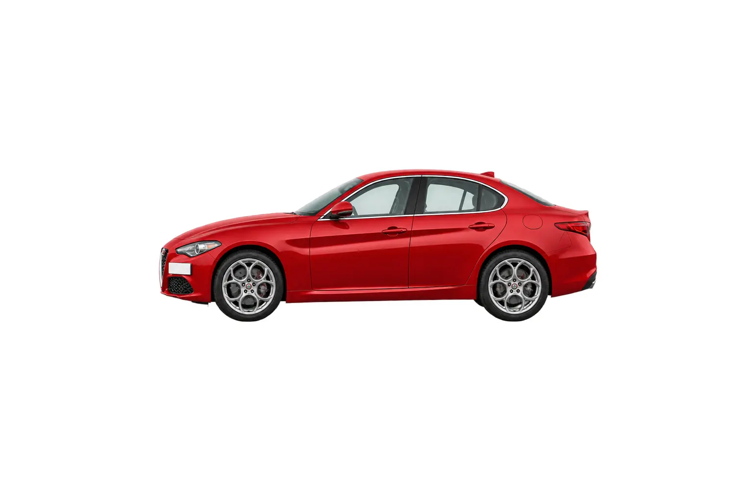 Kit vitre teintée Alfa Romeo Giulia Berline, Berline 4 portes, Depuis 2016 — vue de profil