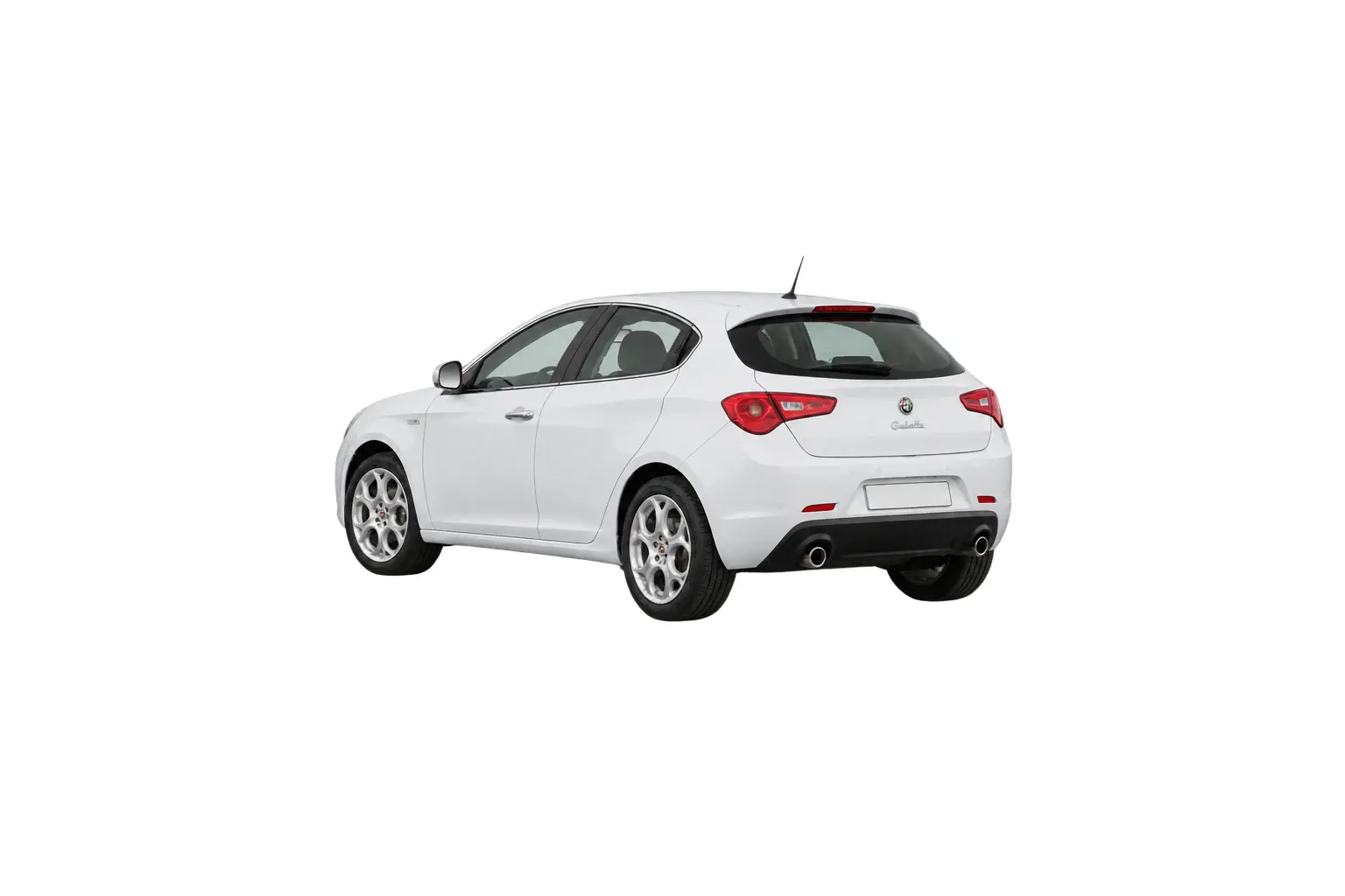 Kit vitre teintée Alfa Romeo Giulietta, 5 portes, 2010–2020 — vue trois-quarts arrière