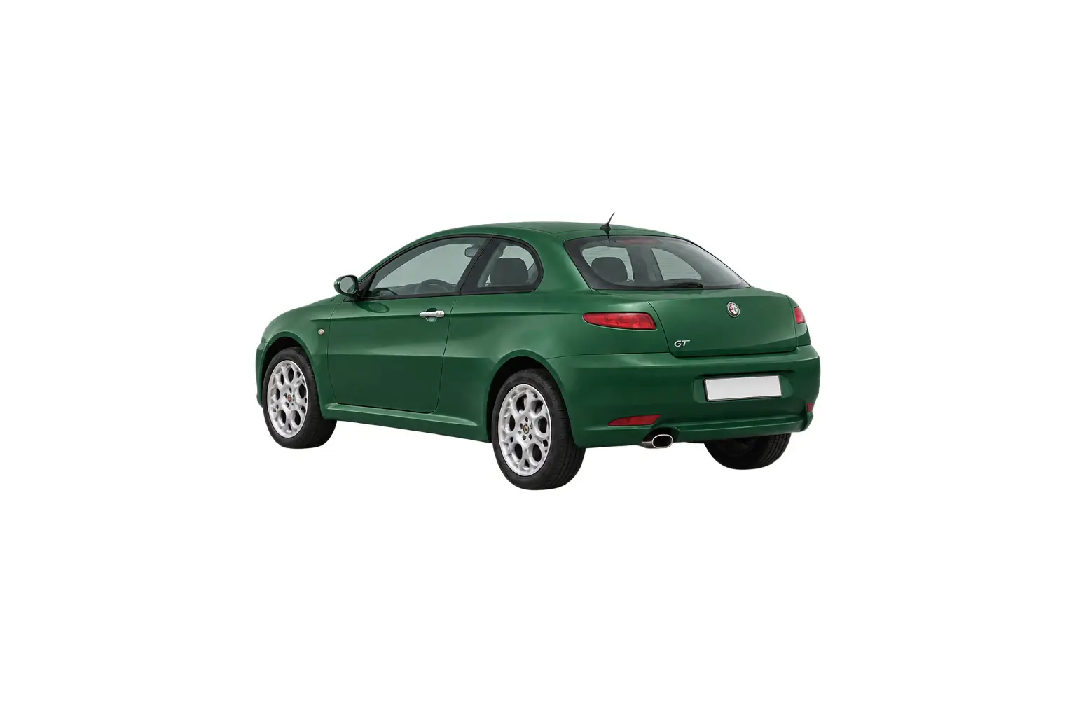 Kit vitre teintée Alfa Romeo GT Coupé, Coupé 2 portes, 2003–2010 — vue trois-quarts arrière