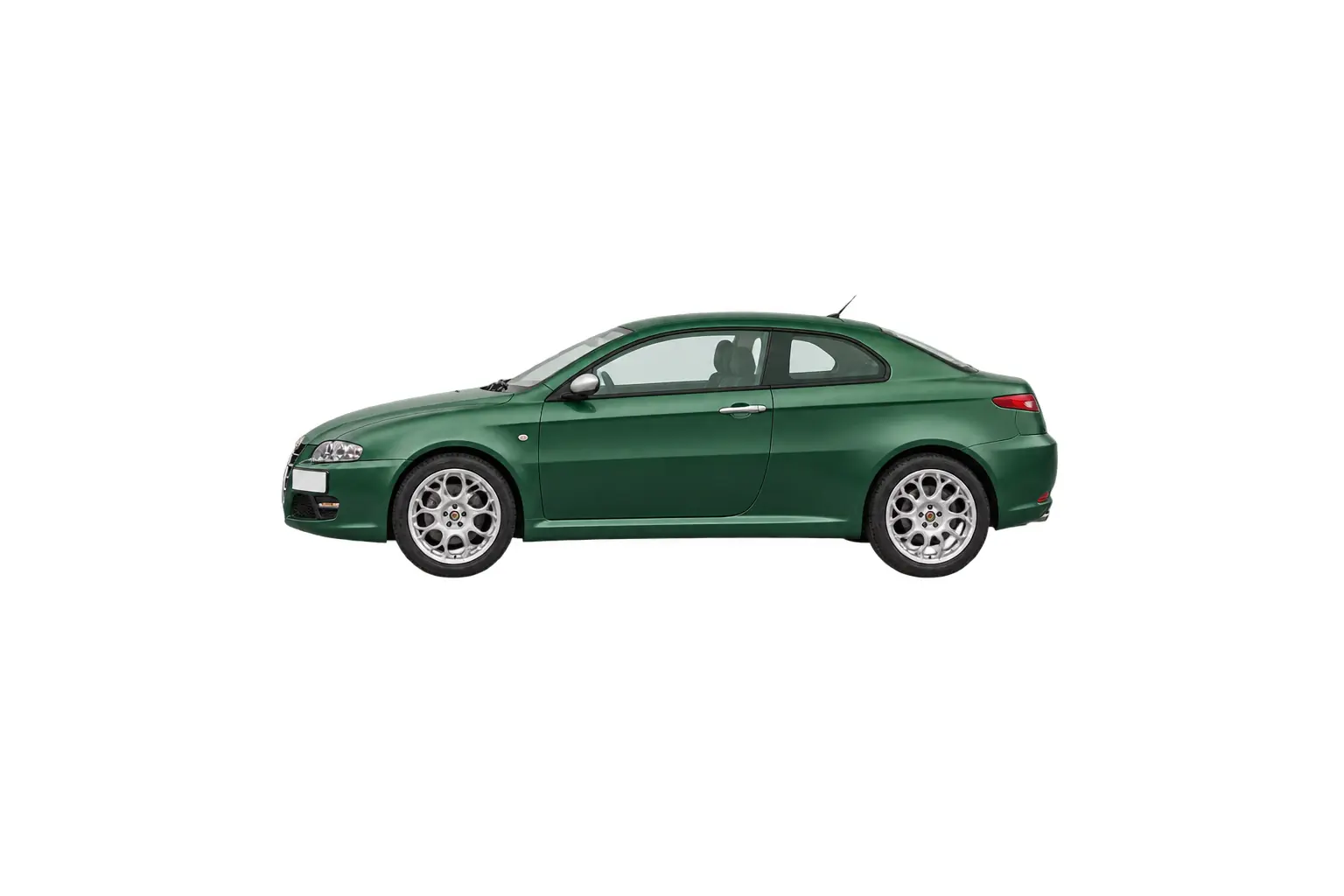 Kit vitre teintée Alfa Romeo GT Coupé, Coupé 2 portes, 2003–2010 — vue de profil