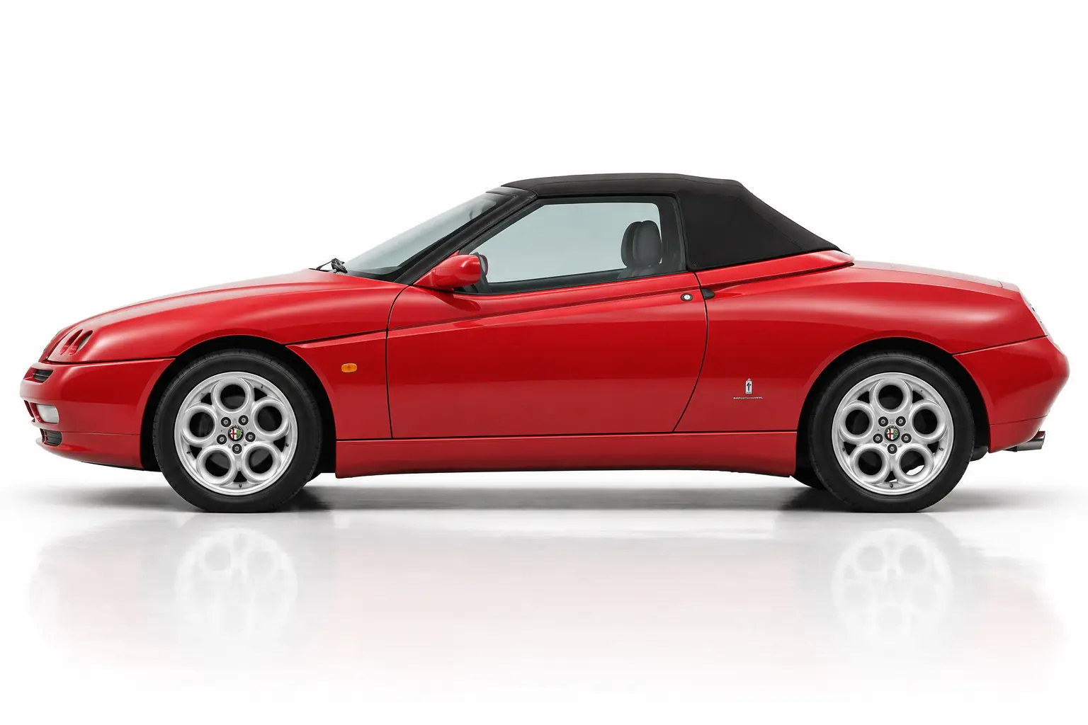 Kit vitre teintée Alfa Romeo Spider Génération 1995, Cabriolet 2 portes, 1995–2005 — vue de profil