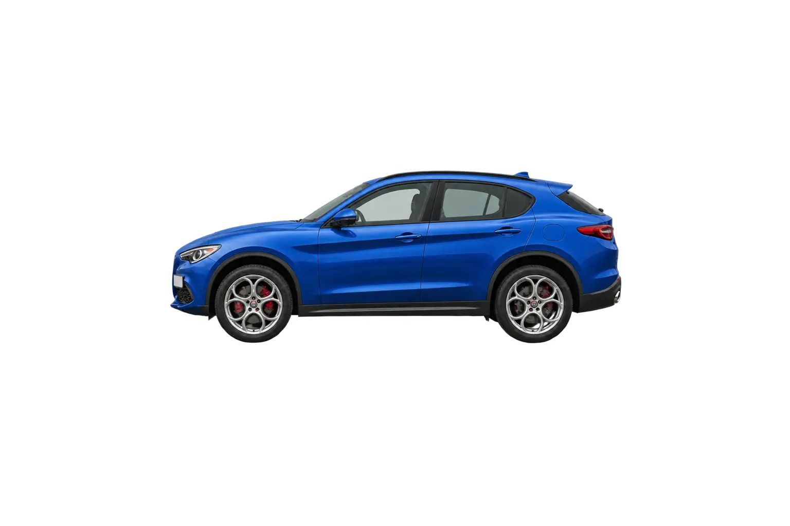 Kit vitre teintée Alfa Romeo Stelvio Génération 1, SUV / 4x4 5 portes, 2017–2026 — vue de profil