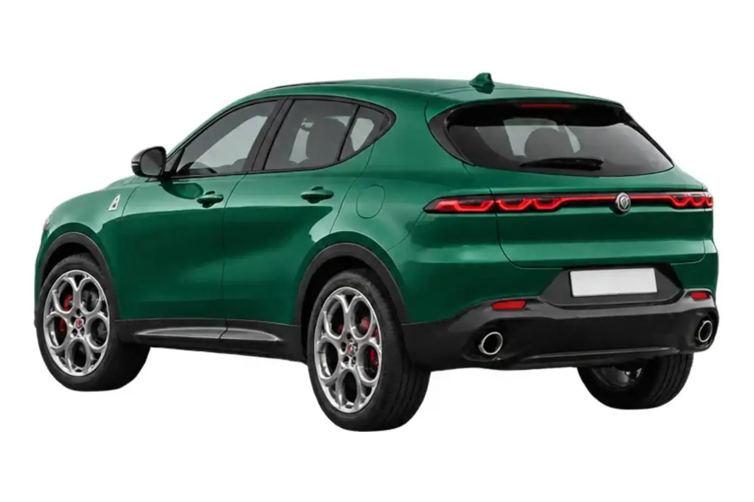 Kit vitre teintée Alfa Romeo Tonale Génération 1, SUV / 4x4 5 portes, Depuis 2023 — vue trois-quarts arrière