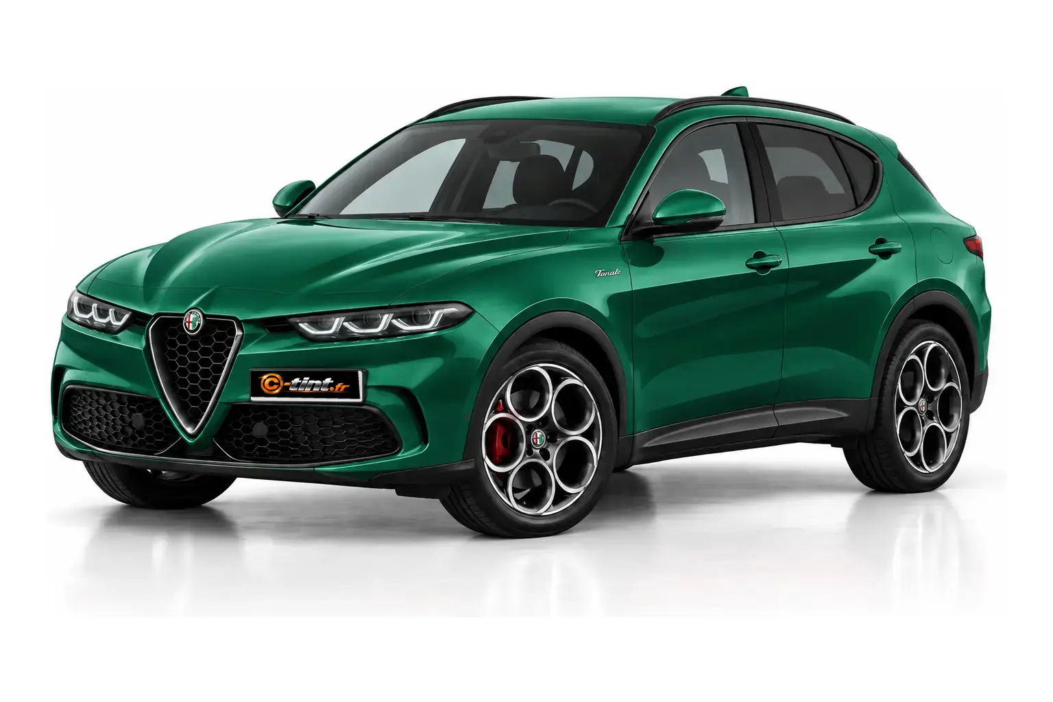 Kit vitre teintée Alfa Romeo Tonale Génération 1, SUV / 4x4 5 portes, Depuis 2023 — vue trois-quarts avant