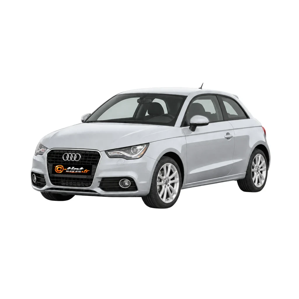 Audi A1 Génération 1 — Coupé, 2010, 3 portes, couleur illustrée — vue trois-quarts avant