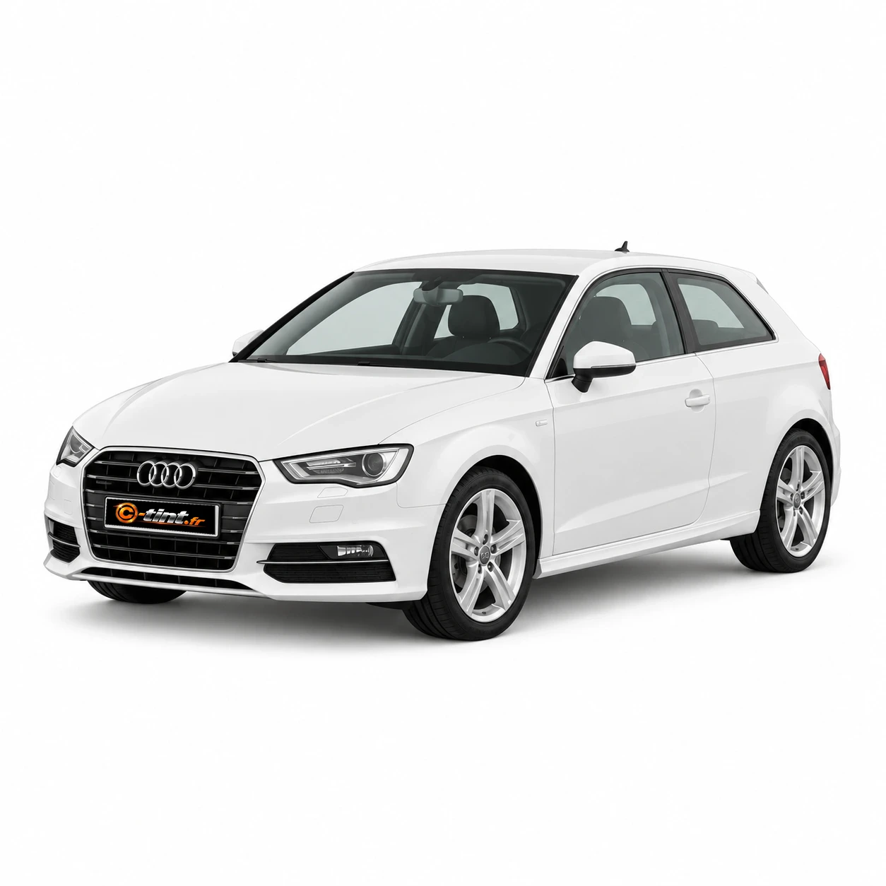 Audi A3 Génération 3, 2014, 3 portes, blanc — vue trois-quarts avant