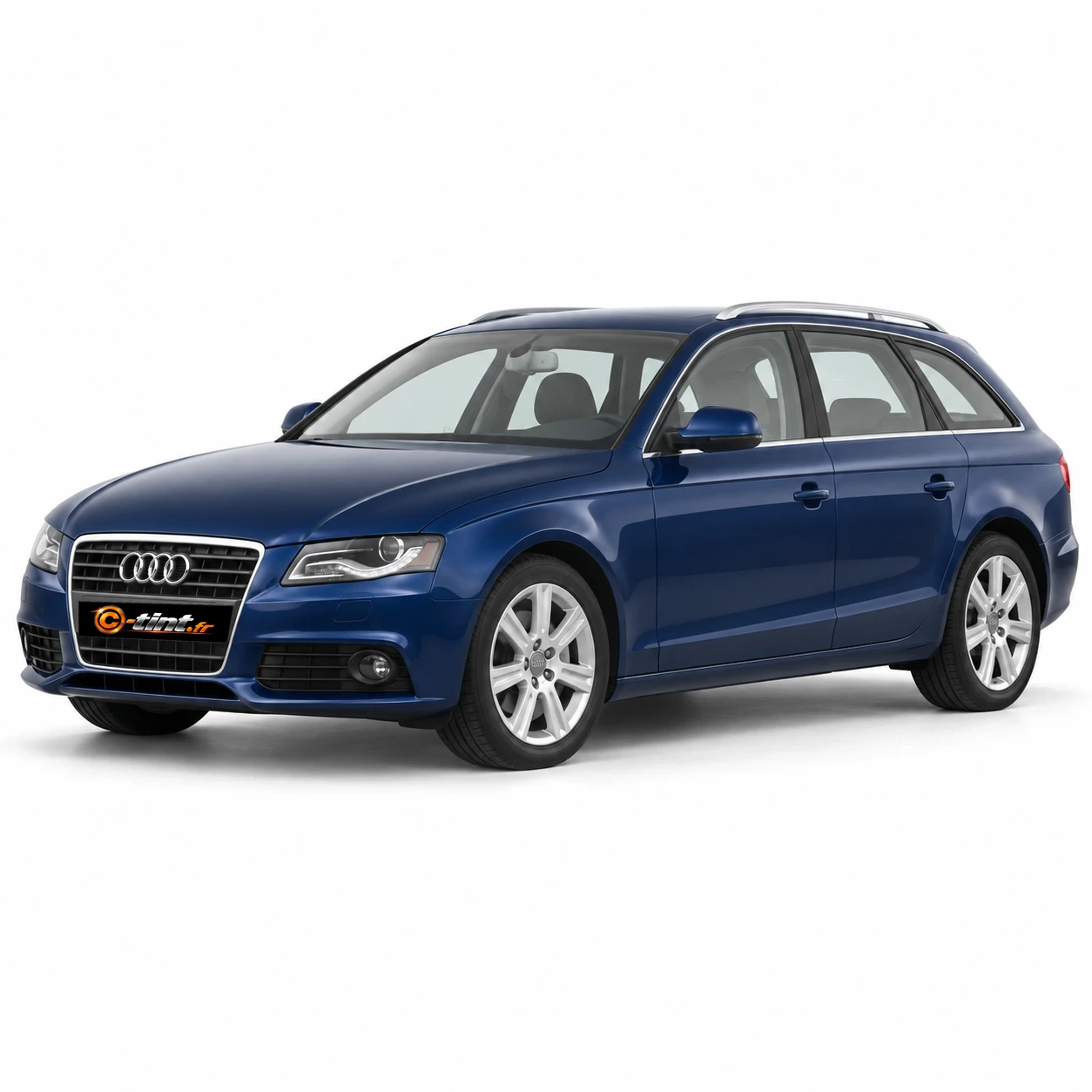 Audi A4 Génération 4 — Avant Break, 2011, Break 5 portes, bleu — vue trois-quarts avant