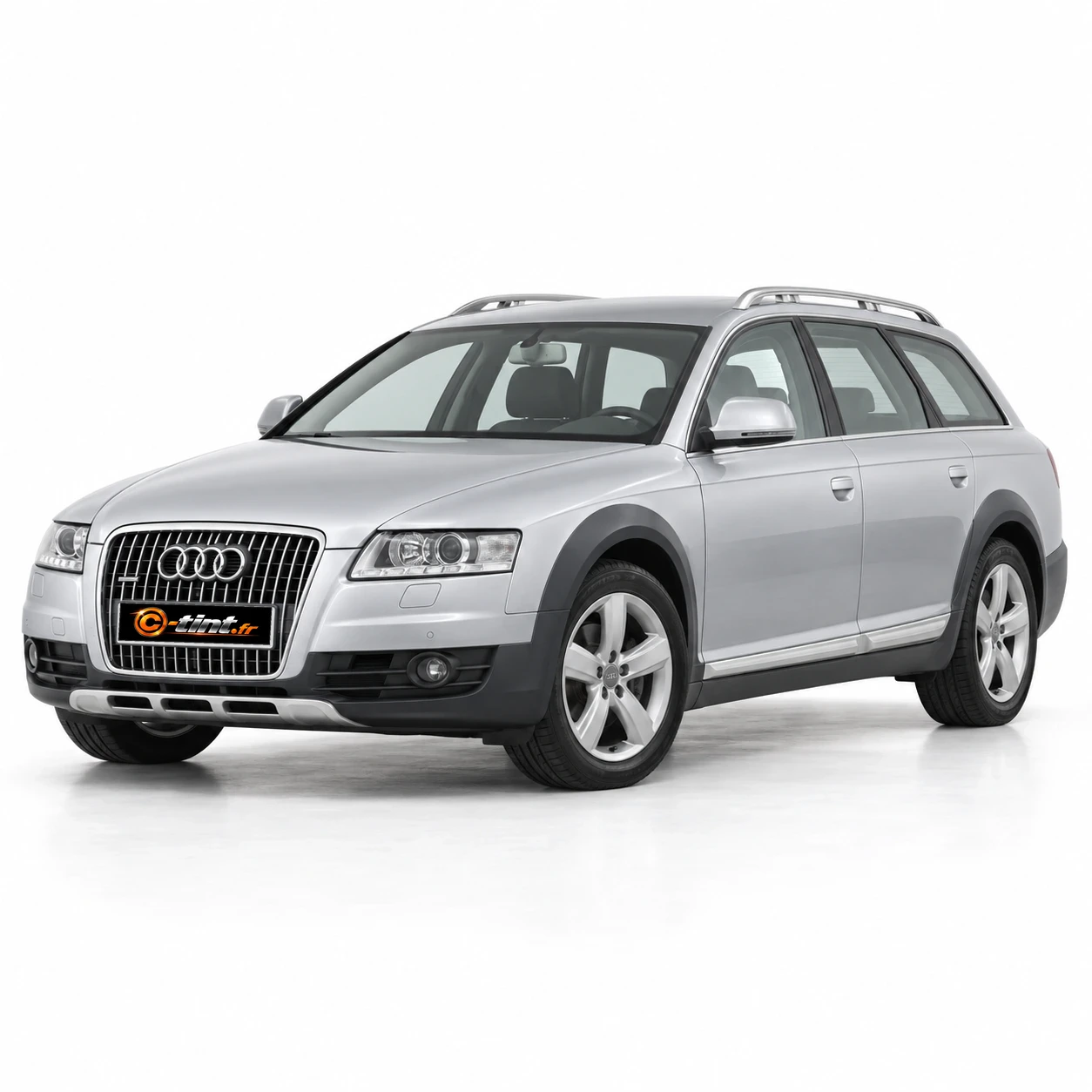 Audi A6 Génération 3 — Allroad Break, 2009, Break 5 portes, argent — vue trois-quarts avant