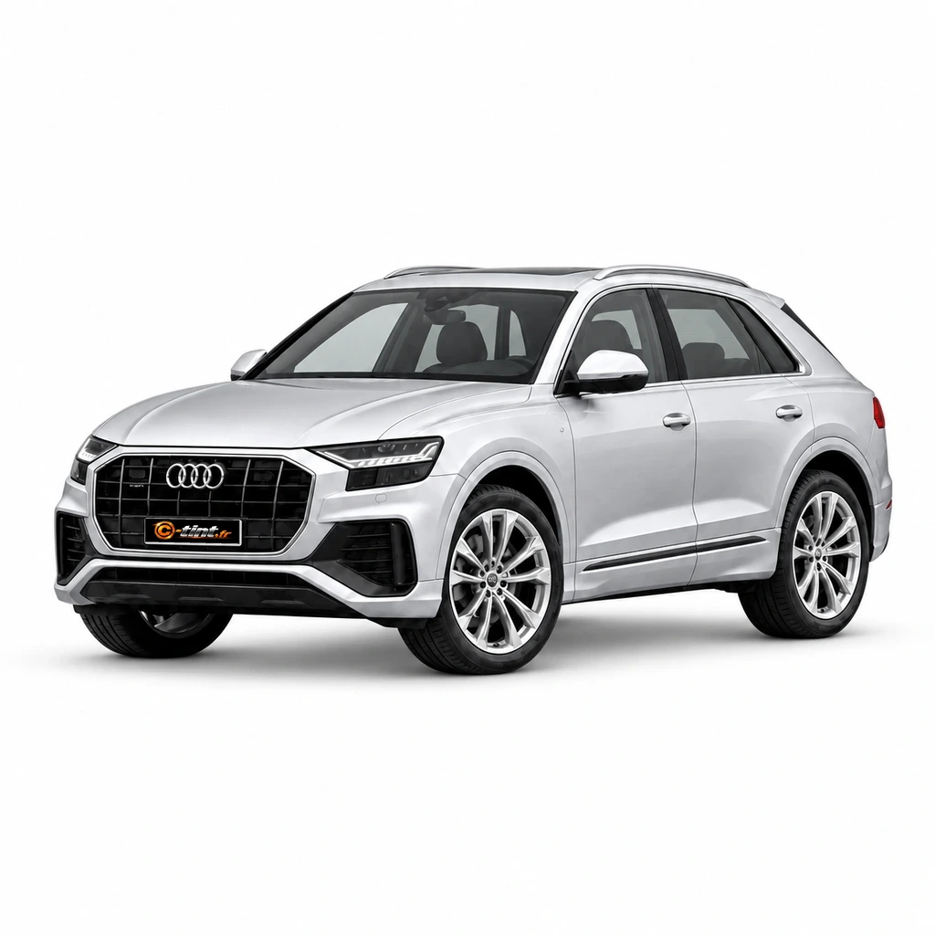 Audi Q8 Génération 1, 2018, SUV / 4x4 5 portes, couleur illustrée — vue trois-quarts avant