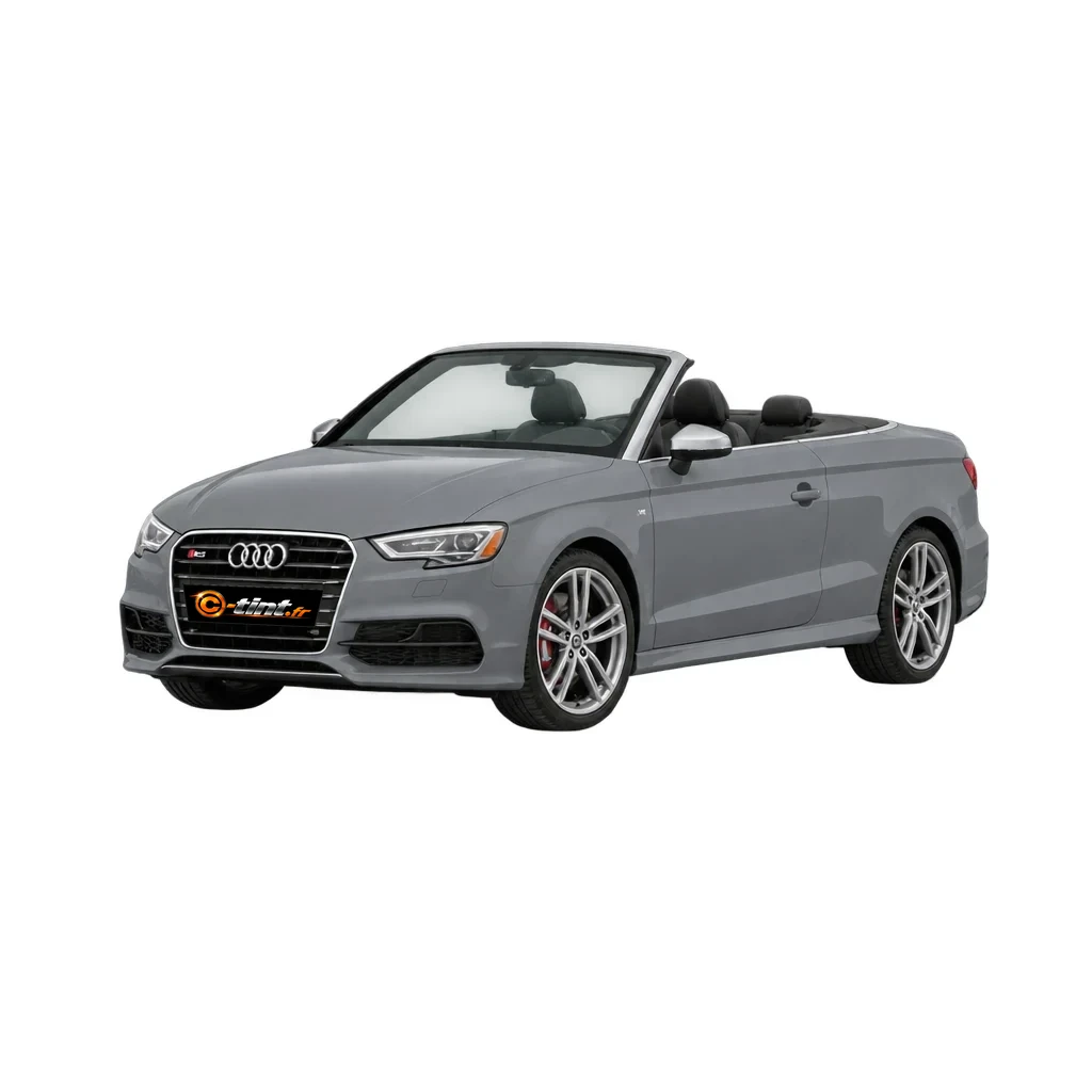 Audi S3 Génération 3 — Cabriolet, 2014, Cabriolet 2 portes, couleur illustrée — vue trois-quarts avant