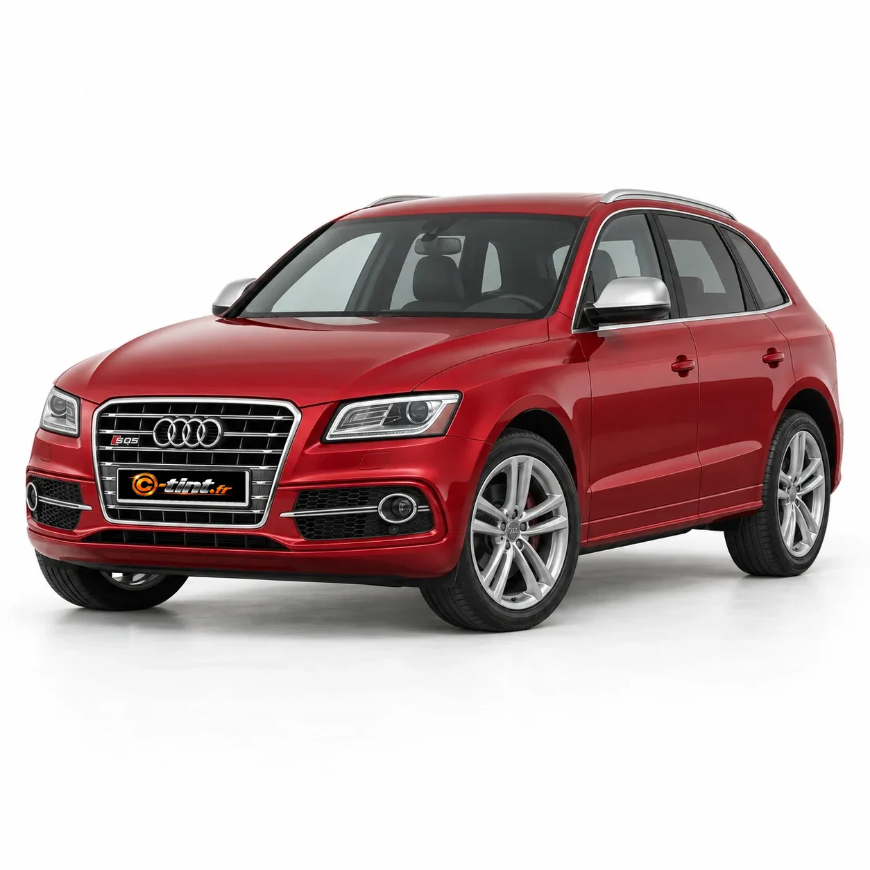 Audi SQ5 Génération 1, 2015, SUV / 4x4 5 portes, rouge — vue trois-quarts avant