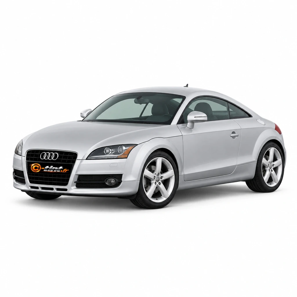 Audi TT Génération 2 — S Coupé, 2008, Coupé 2 portes, couleur illustrée — vue trois-quarts avant