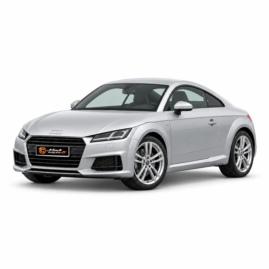 Audi TT Génération 3 — Coupé, 2014, 3 portes, couleur illustrée — vue trois-quarts avant
