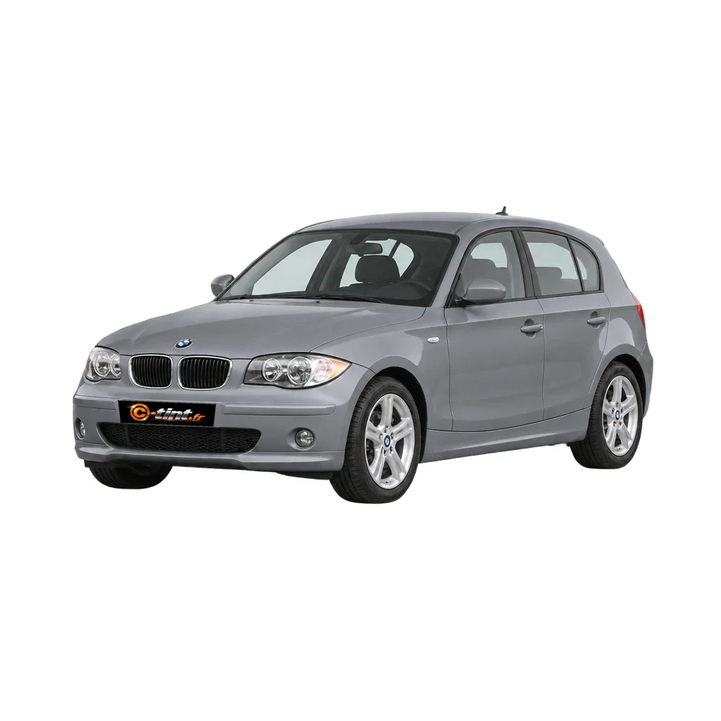 BMW Série 1 E87 — Génération 1, 2011, 5 portes, gris — vue trois-quarts avant