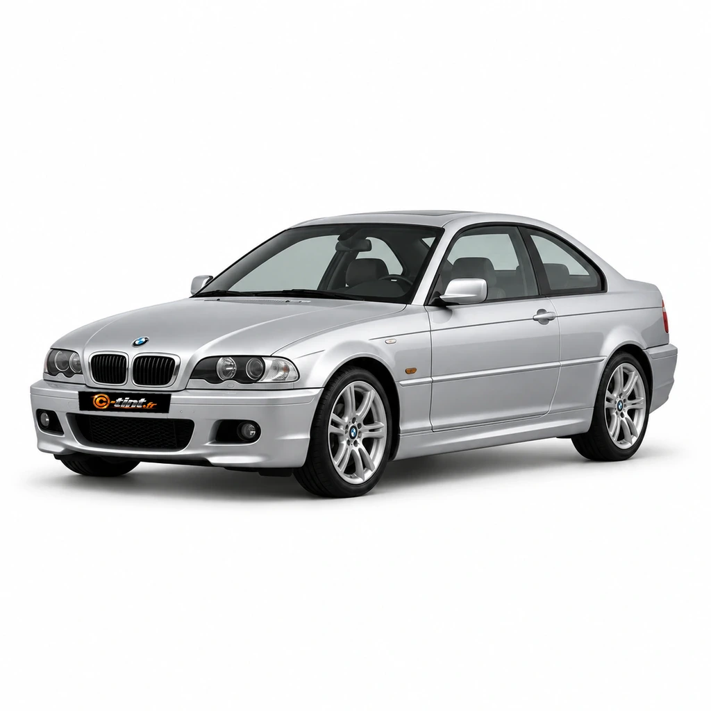 BMW Série 3 E46 — Génération 4 — Coupe, Coupé (2 portes) — vue trois-quarts avant