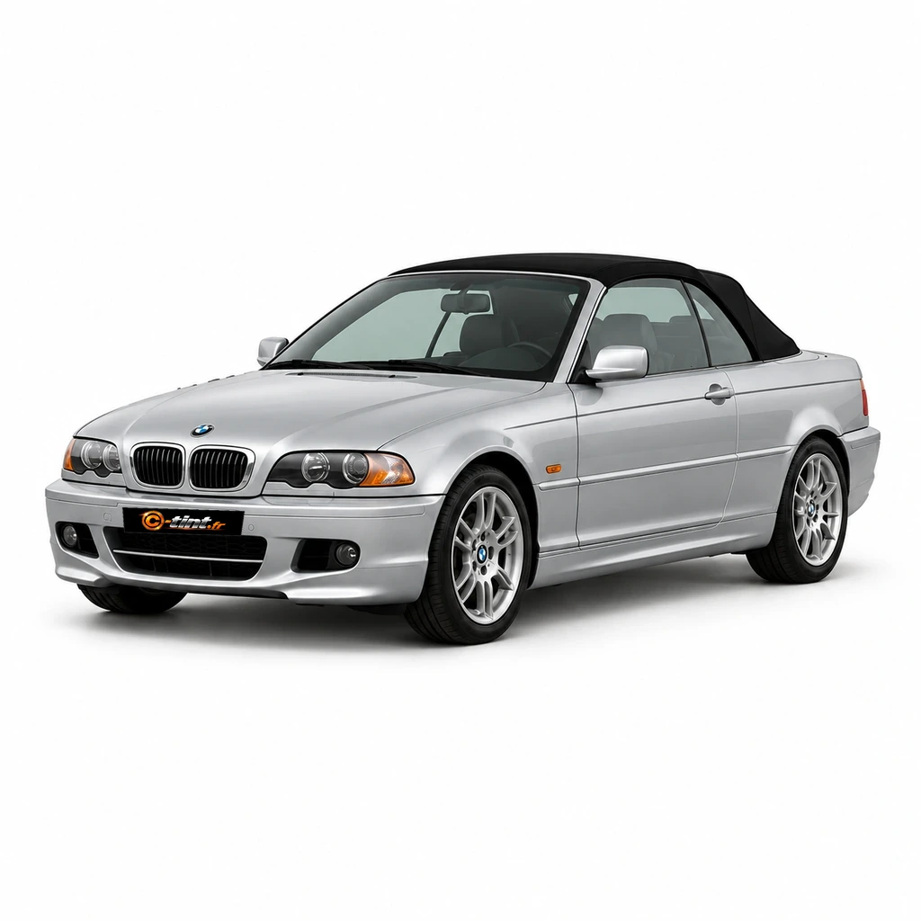 BMW Série 3 E46 — Génération 4 — Cabriolet, Cabriolet (2 portes) — vue trois-quarts avant