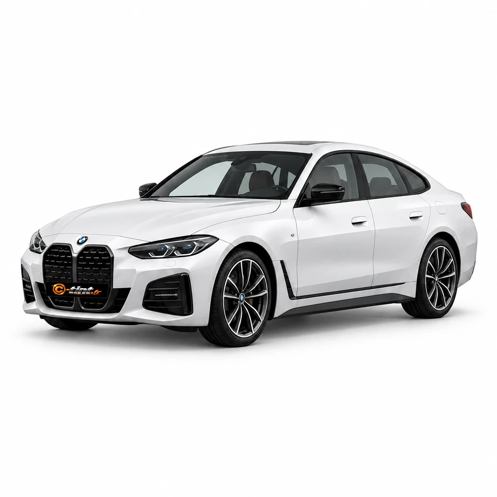 BMW Série 4 / i4 G26 — Génération 2 — GranCoupé Berline, Gran Coupé (5 portes) — vue trois-quarts avant