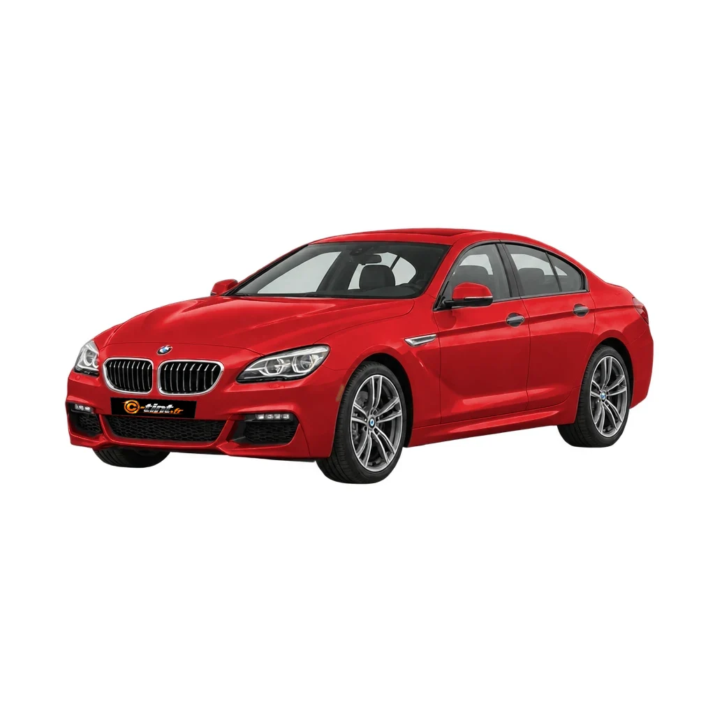 BMW Série 6 F13 — Génération 3 — Coupe, 2018, Coupé (2 portes), rouge — vue trois-quarts avant