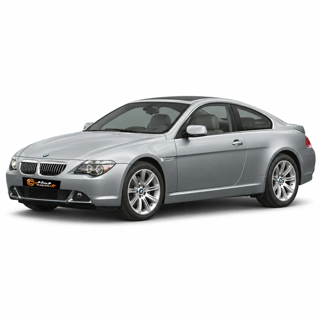 BMW Série 6 E63 — Génération 2 — Coupe, 2010, Coupé (2 portes), gris — vue trois-quarts avant