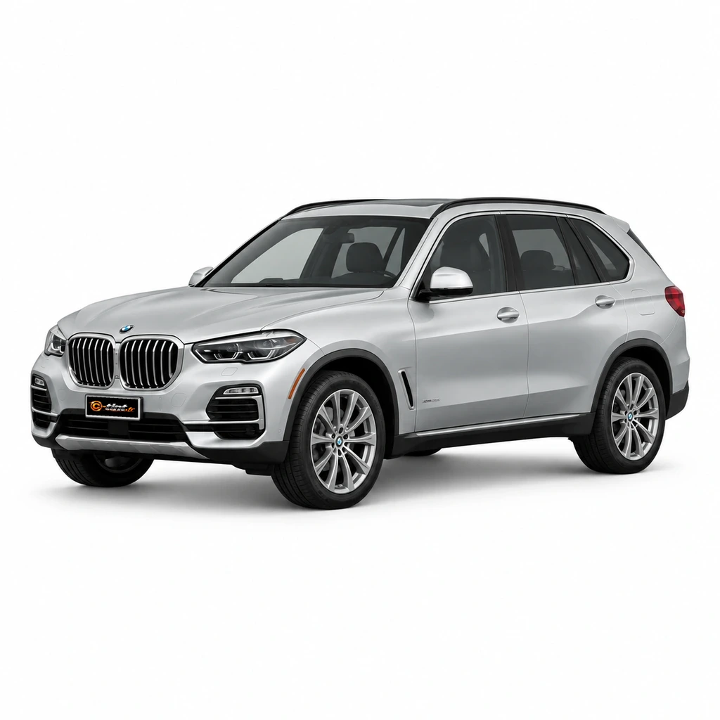 BMW X5 G05/F95 — Génération 4, 2026, SUV–4x4, argent — vue trois-quarts avant