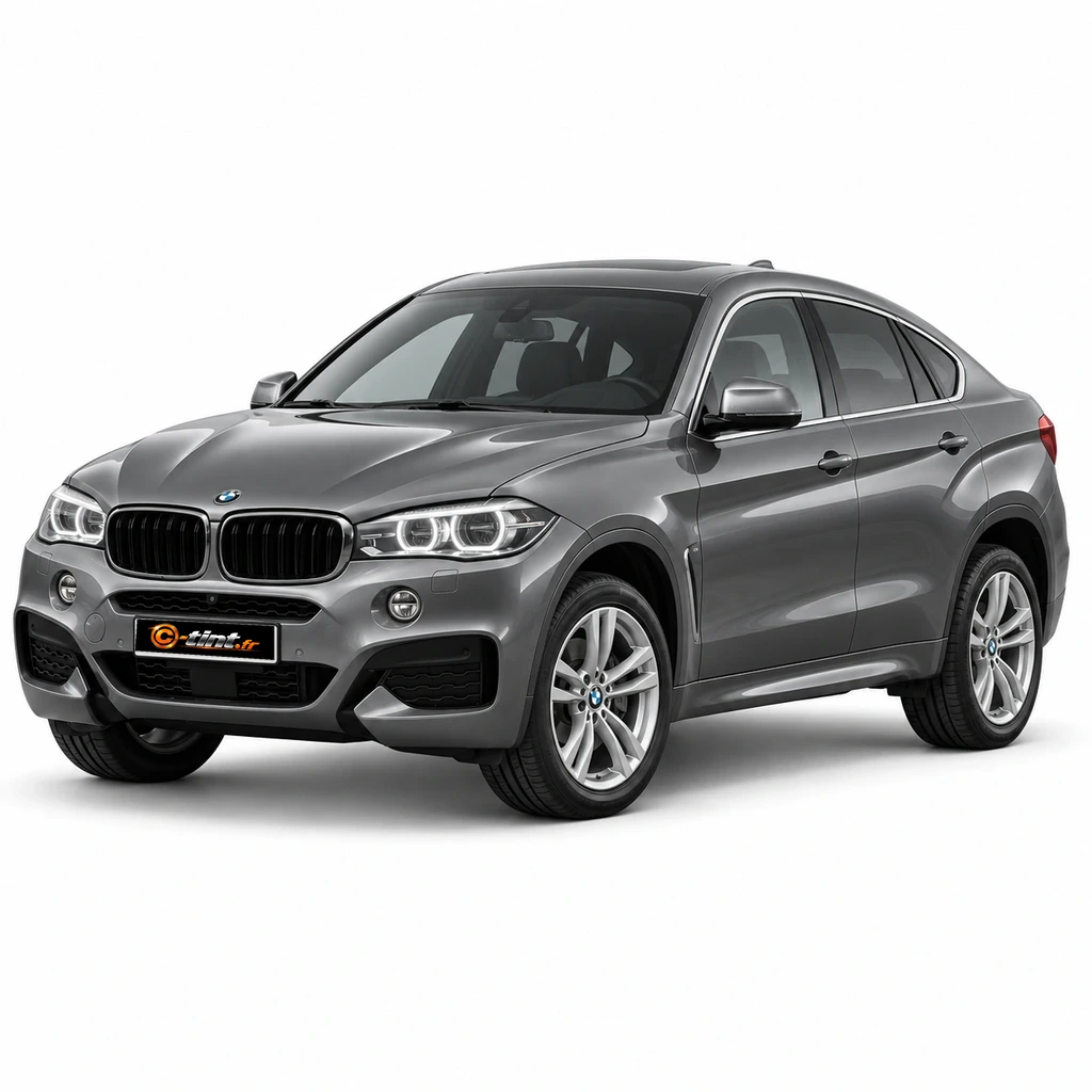 BMW X6 F16 — Génération 2, 2016, SUV–4x4, gris métallisé — vue trois-quarts avant
