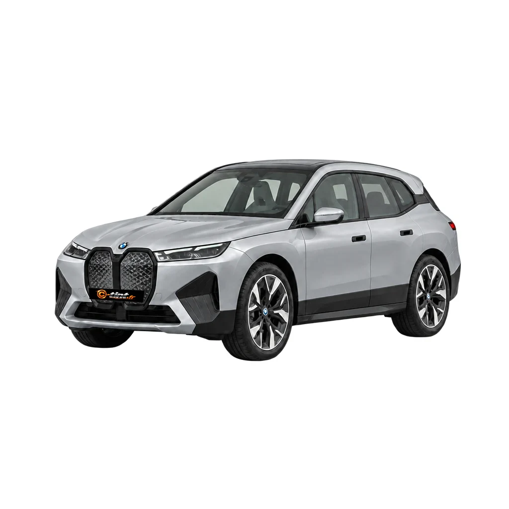 BMW iX I20 — Génération 1, 2026, SUV–4x4, argent — vue trois-quarts avant