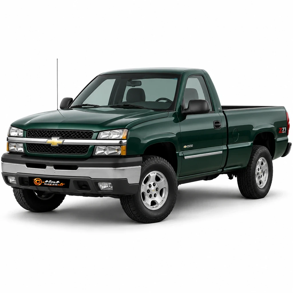 Chevrolet 1500-2500-3500 GMT800 — Génération 5 — Standard Cab Pick-up, Standard Cab Pick-up (2 portes) — vue trois-quarts avant