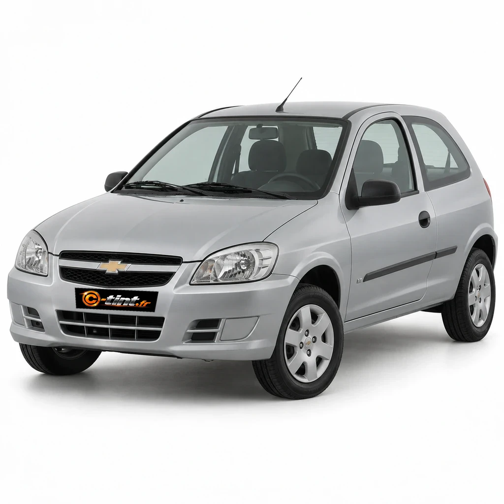Chevrolet Celta Génération 1 — Phase 2, Phase 2 (3 portes) — vue trois-quarts avant