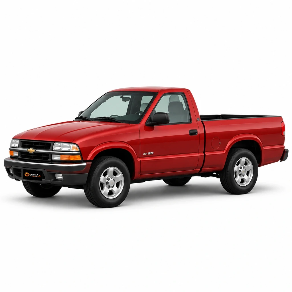 Chevrolet S-10 Génération 2 — Simple Cab Pick-up, Simple Cab Pick-up (2 portes) — vue trois-quarts avant