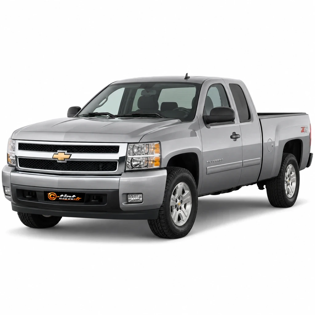 Chevrolet Silverado GMT900 — Génération 2 — Extended Cab Pick-up, Extended Cab Pick-up (2 portes) — vue trois-quarts avant