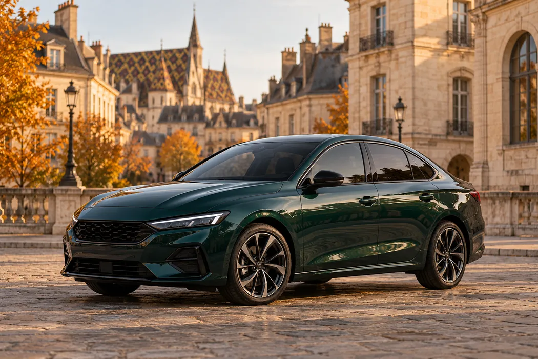 Voiture dans une ambiance inspirée de Dijon