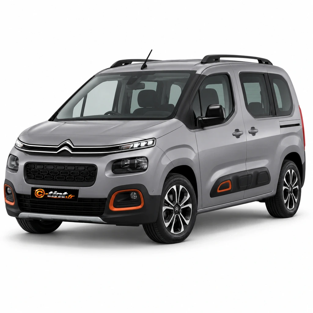 Citroën Berlingo Génération 3 — Court — vitres descendantes & hayon fixe, Court (5 portes) — vue trois-quarts avant