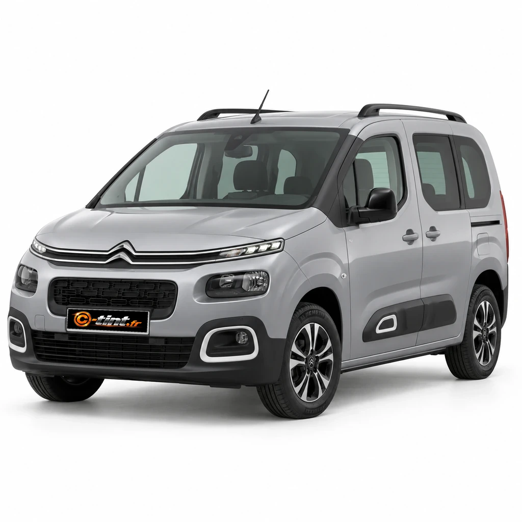 Citroën Berlingo Génération 3 — Court — vitres entrebâillantes et hayon fixe, Court (5 portes) — vue trois-quarts avant
