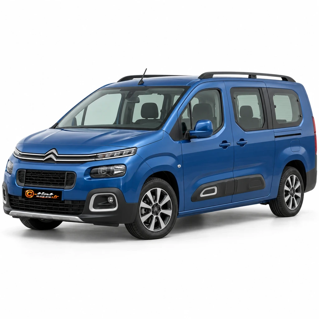 Citroën Berlingo Génération 3 — Long — vitres entrebaillantes, hayon ouvrant, Long (4/5 portes) — vue trois-quarts avant
