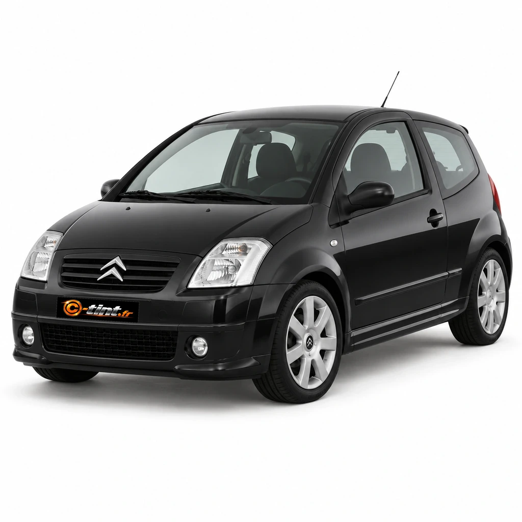 Citroën C2 Génération 1, 3 portes — vue trois-quarts avant