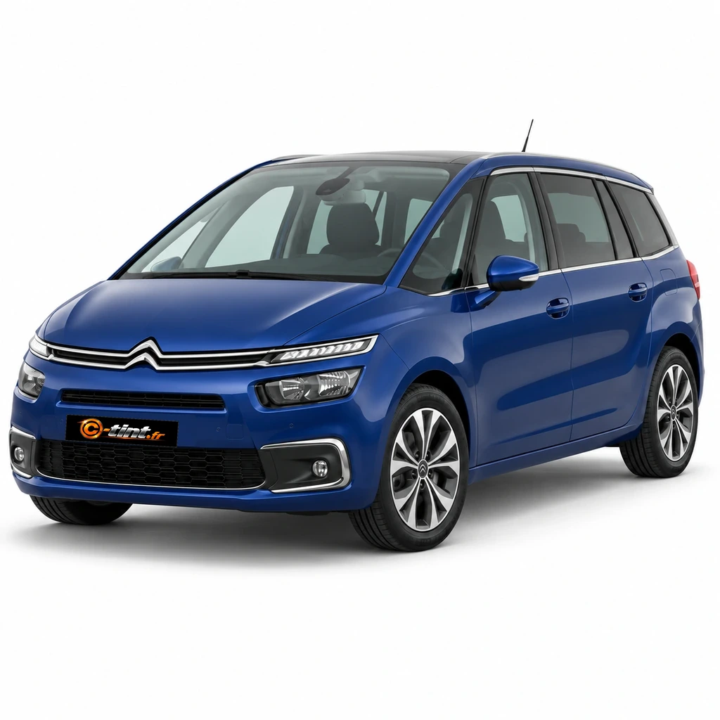 Citroën C4 Picasso / SpaceTourer Génération 2 — 5 places, Picasso (5 portes) — vue trois-quarts avant