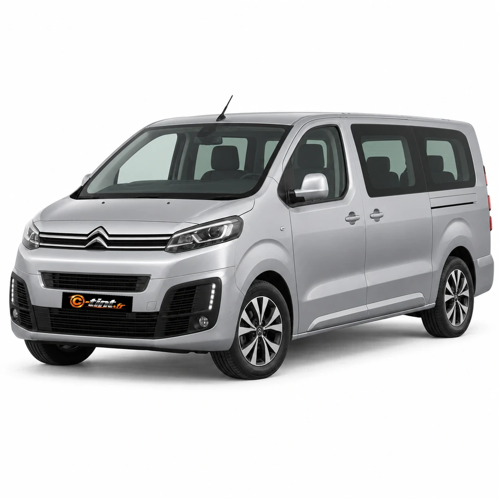Citroën SpaceTourer Génération 1 — Long — vitres ouvrantes, hayon ouvrant, Space-Tourer / Jumpy Long (4/5 portes) — vue trois-quarts avant