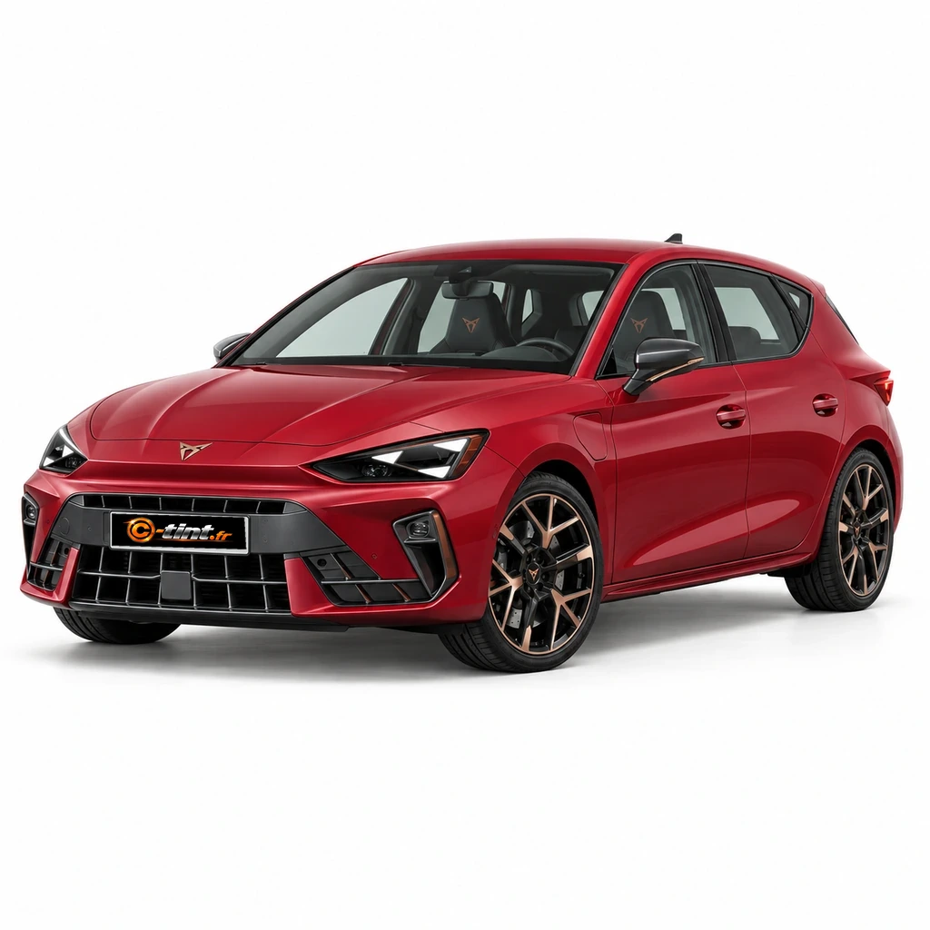 Cupra Leon KL1 — Leon IV — 5 portes, 2024, 5 portes, rouge — vue trois-quarts avant