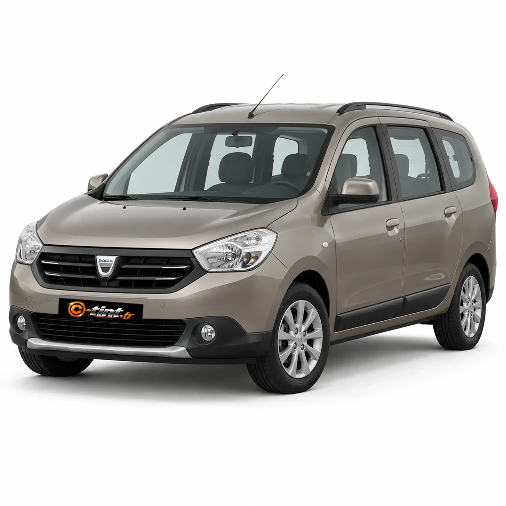 Dacia Lodgy JS — Génération 1, Monospace 5 portes — vue trois-quarts avant