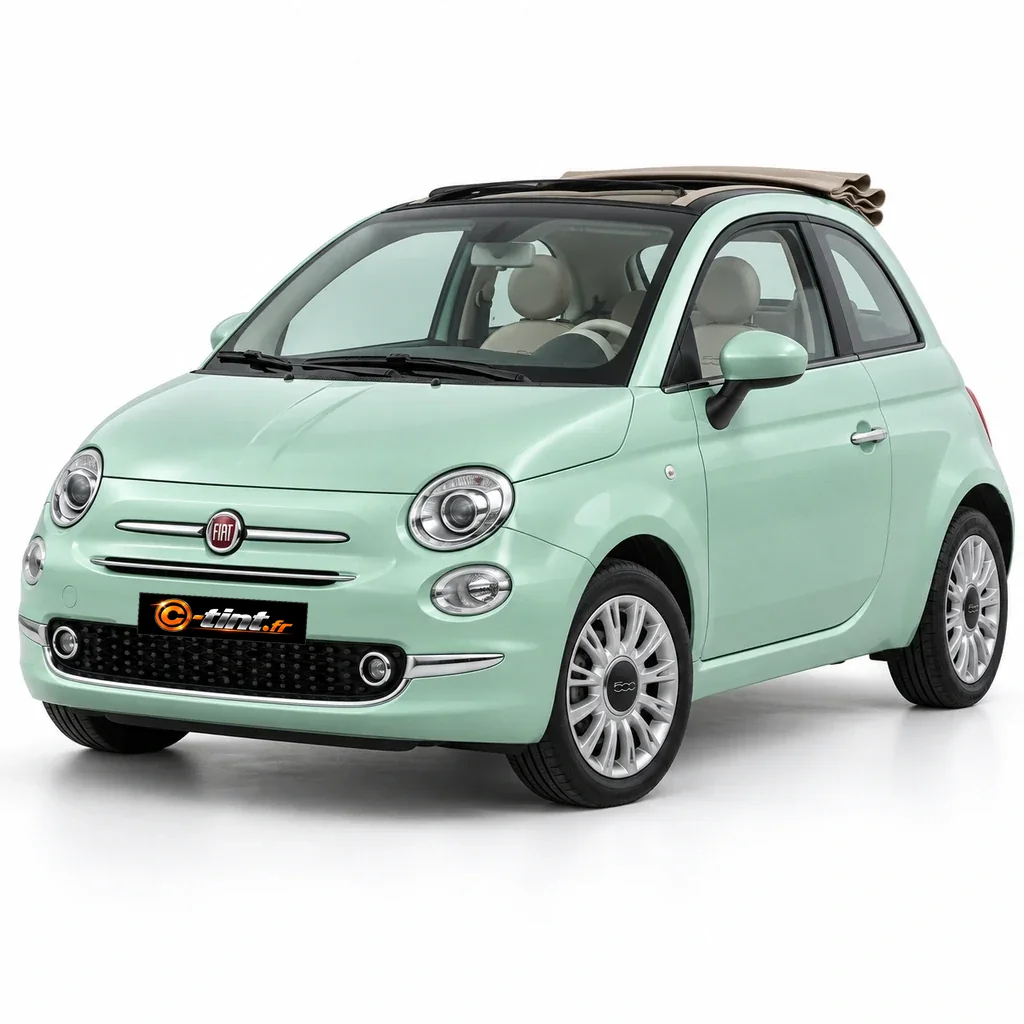 Fiat 500 312 — Génération 1 — Cabriolet, Cabriolet (2 portes) — vue trois-quarts avant