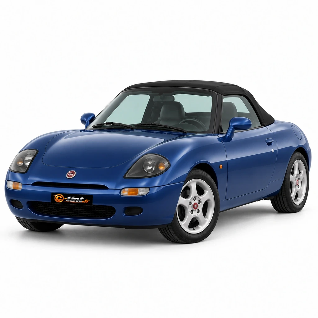 Fiat Barchetta 183 — Cabriolet — lunette arrière non incluse (toile), Cabriolet (2 portes) — vue trois-quarts avant